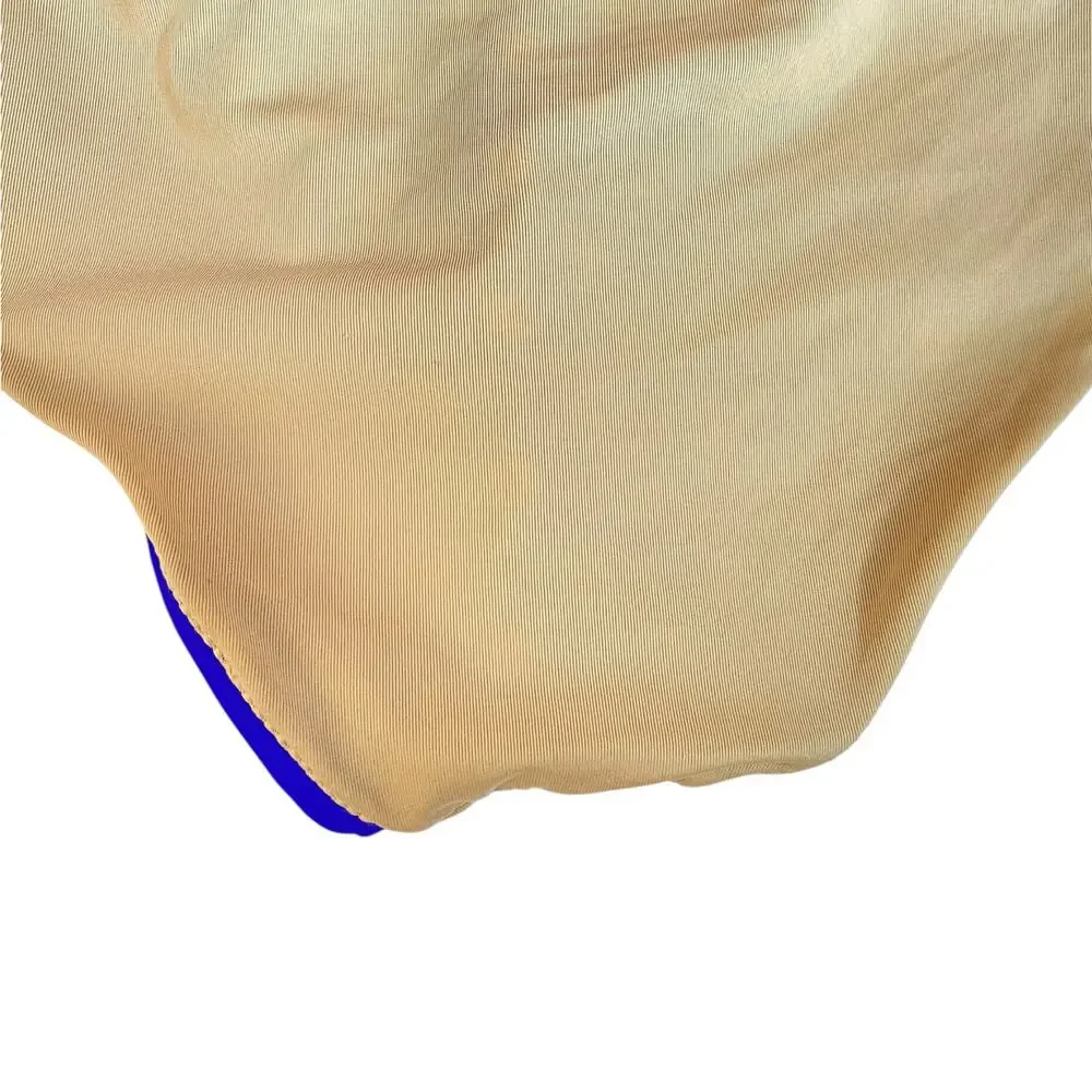 J. Crew Strapless Bandeau Bikini Top & String Bottom Blue Polka Dot Small 32D - Picture 14 of 16